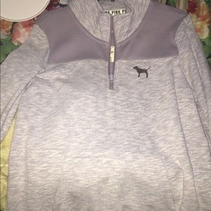 PINK Half Zip Sweatshirt